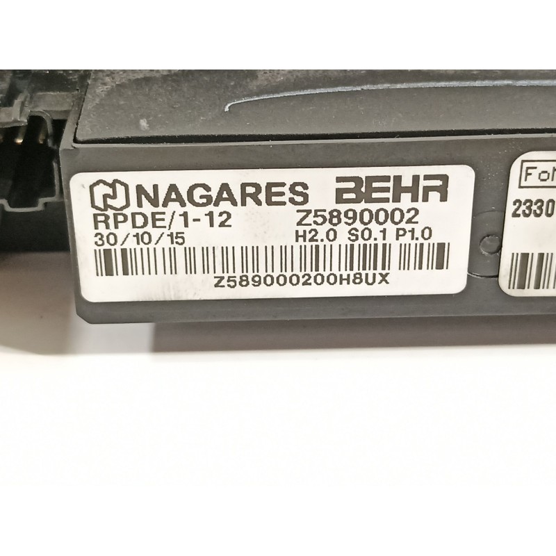 Recambio de resistencia calefaccion para land rover range rover evoque (l538) 2.0 d 4x4 referencia OEM IAM BG9N18D612AA  LR03289