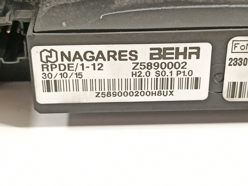 Recambio de resistencia calefaccion para land rover range rover evoque (l538) 2.0 d 4x4 referencia OEM IAM BG9N18D612AA  LR03289