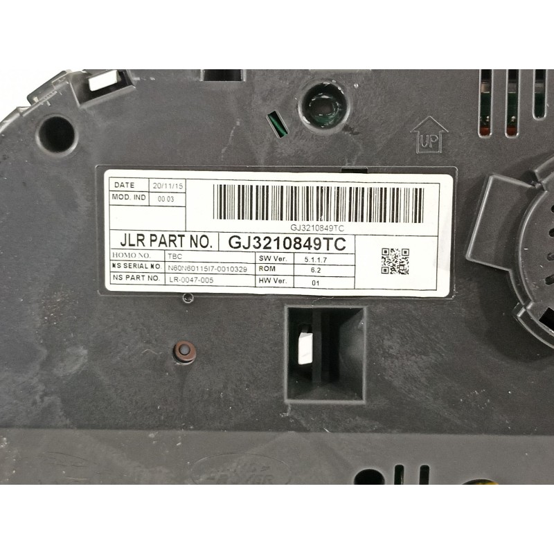 Recambio de cuadro instrumentos para land rover range rover evoque (l538) 2.0 d 4x4 referencia OEM IAM GJ3210849TC  LR073510