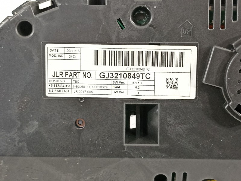 Recambio de cuadro instrumentos para land rover range rover evoque (l538) 2.0 d 4x4 referencia OEM IAM GJ3210849TC  LR073510