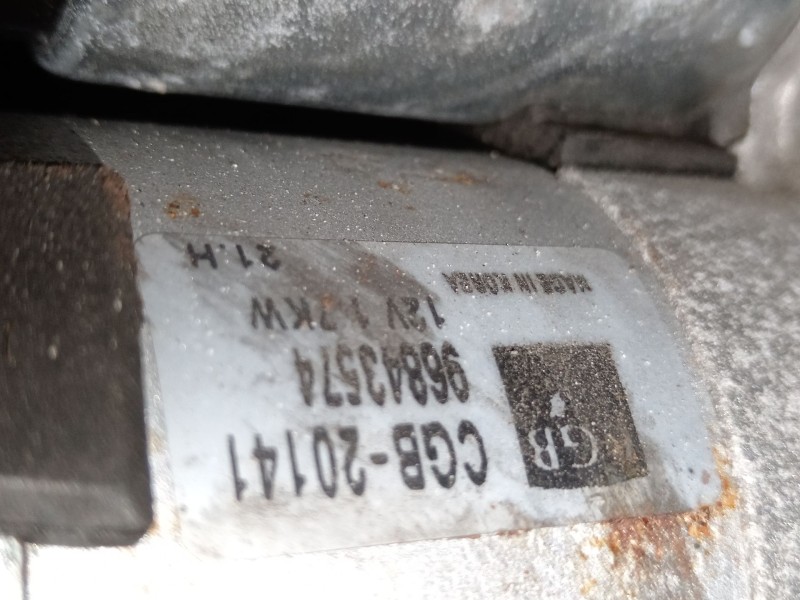 Recambio de motor arranque para chevrolet captiva van (c100) vcdi a las 4 ruedas referencia OEM IAM    Recambio de motor arranque para chevrolet captiva van (c100) vcdi a las 4 ruedas referencia OEM IAM