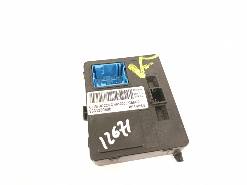 Recambio de modulo electronico para peugeot 208 2020 referencia OEM IAM 9831280880  