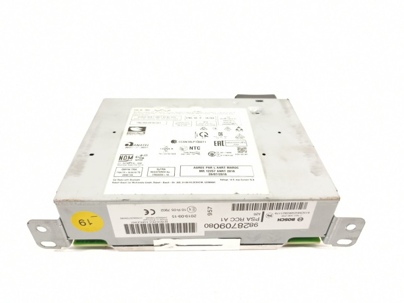 Recambio de sistema audio / radio cd para peugeot 208 2020 referencia OEM IAM 9828709080  