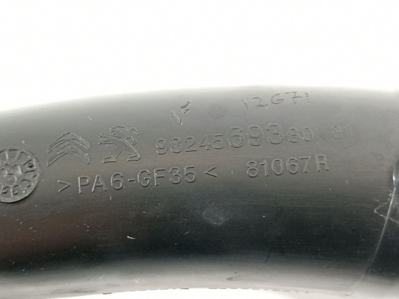 Recambio de tubo para peugeot 208 2020 referencia OEM IAM 9824569380  