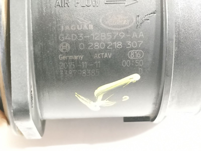 Recambio de caudalimetro para land rover range rover evoque (l538) 2.0 d 4x4 referencia OEM IAM G4D312B579AA  LR071914