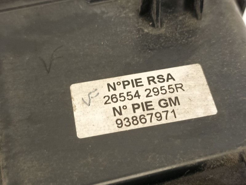 Recambio de piloto trasero derecho para opel vivaro b kasten/combi combi l1 2.9t referencia OEM IAM 265542955R  