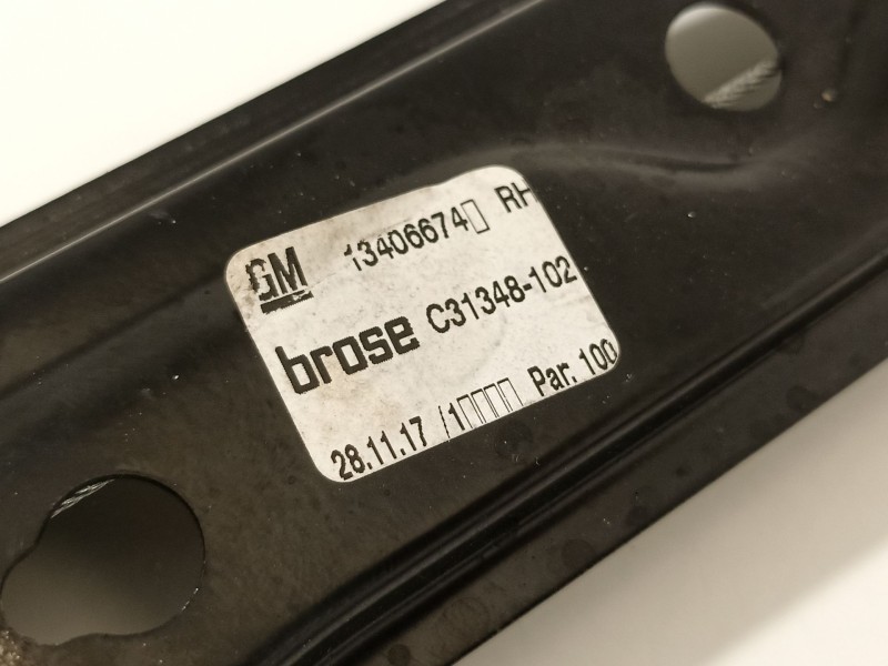 Recambio de elevalunas delantero derecho para opel astra k lim. 5türig business referencia OEM IAM 13406674 C31348102 