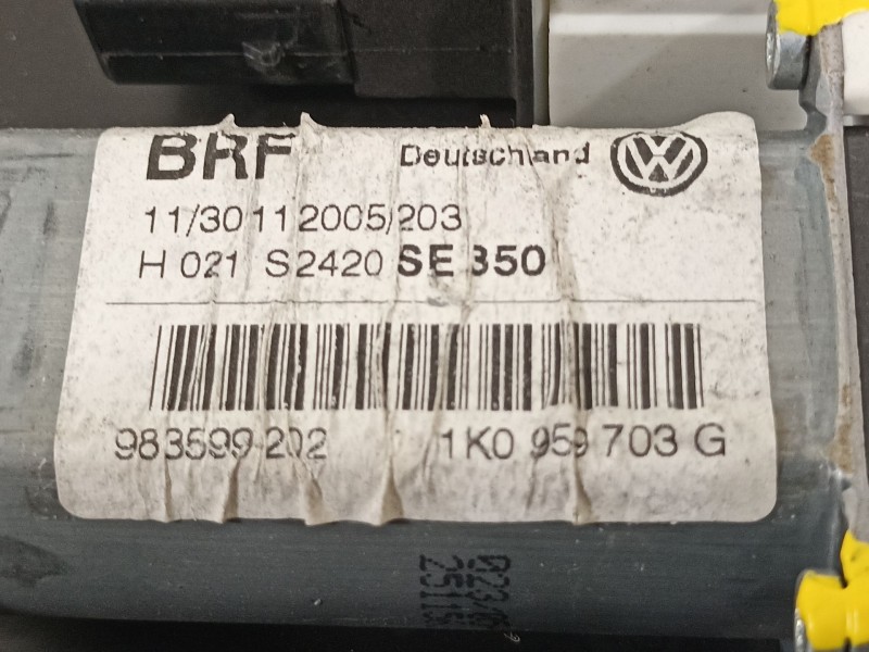 Recambio de elevalunas trasero izquierdo para seat leon (1p1) reference referencia OEM IAM 1P0867443A  