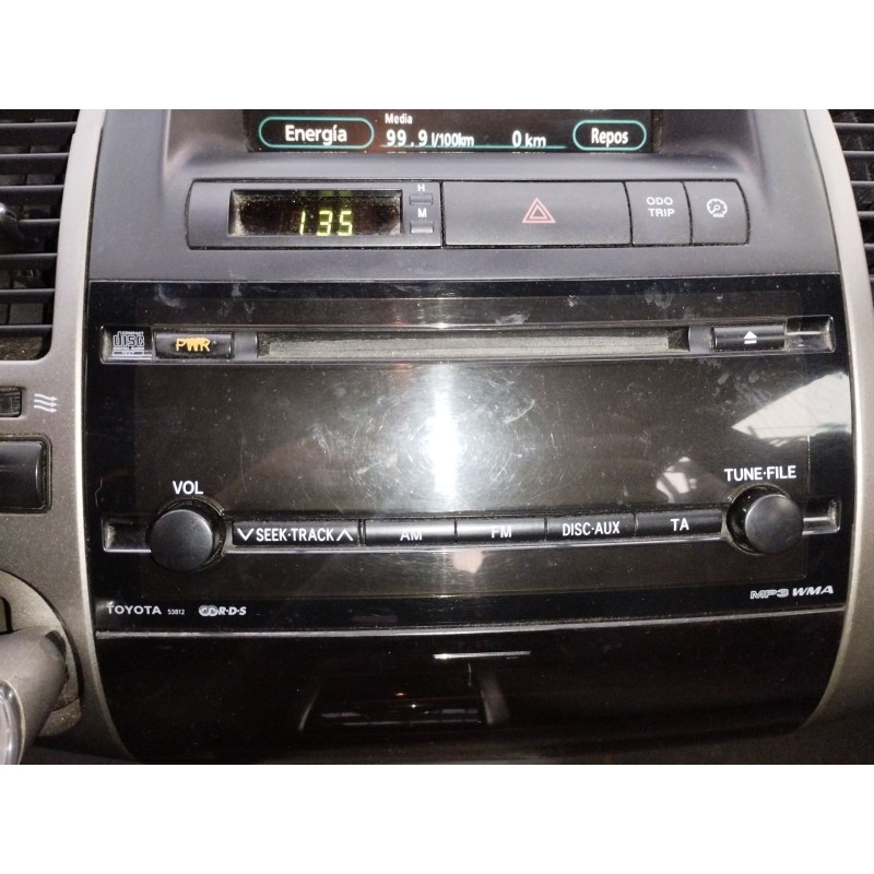 Recambio de sistema audio / radio cd para toyota prius (nhw20) basis referencia OEM IAM   