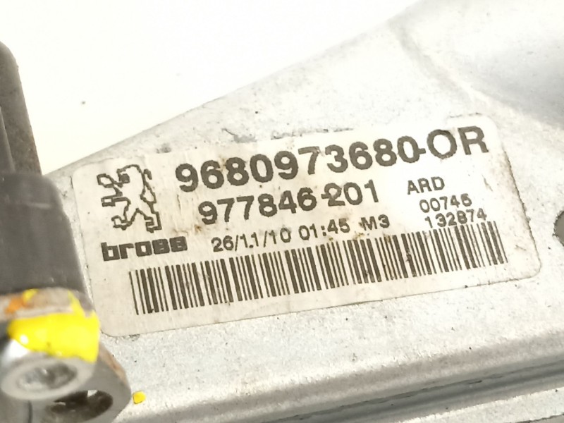 Recambio de elevalunas trasero derecho para peugeot 308 sw envy referencia OEM IAM 9680973680  