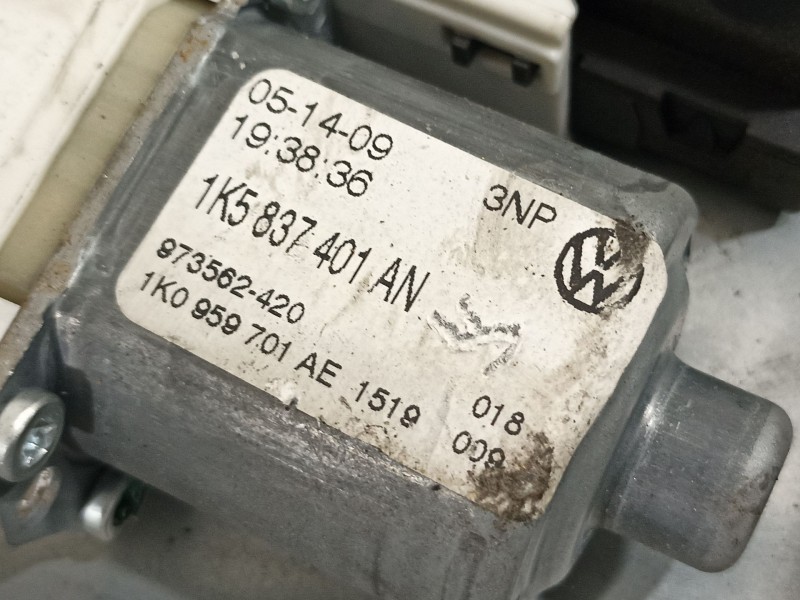 Recambio de elevalunas delantero izquierdo para volkswagen golf v variant (1k5) highline referencia OEM IAM 1K5837461  1K5837401