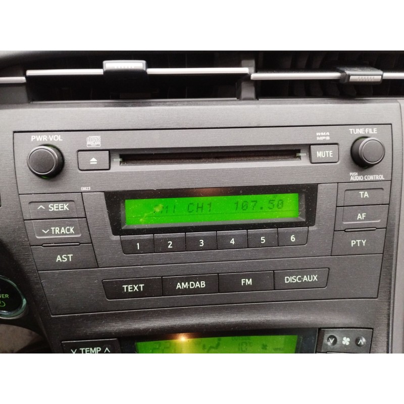 Recambio de sistema audio / radio cd para toyota prius (nhw30) plug-in hybrid advance referencia OEM IAM   