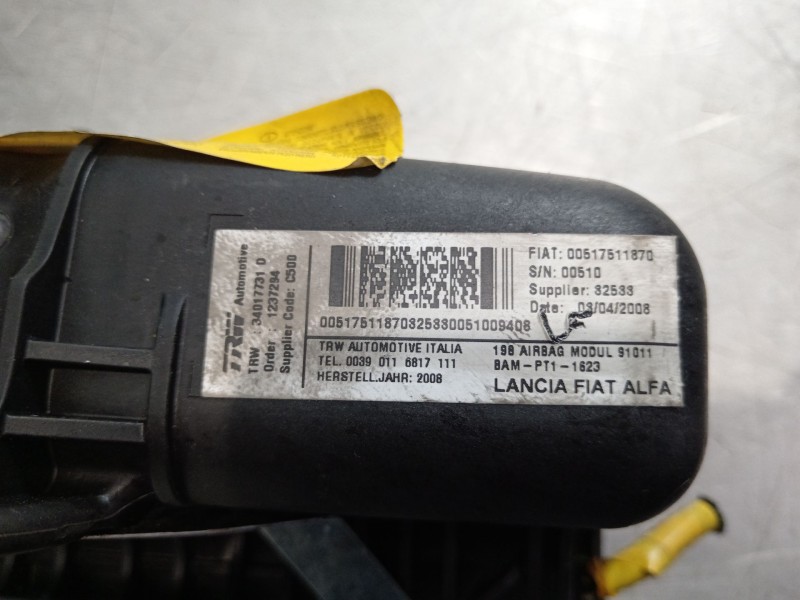 Recambio de kit airbag para fiat bravo (198) 1.4 16v active referencia OEM IAM 735407785 00517511870 51827585