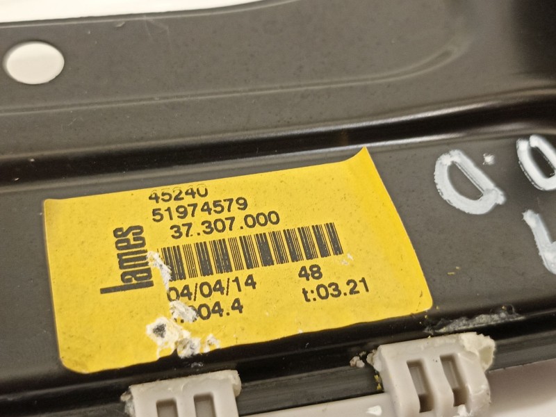 Recambio de elevalunas delantero derecho para lancia ypsilon (402) gold referencia OEM IAM 51974579  