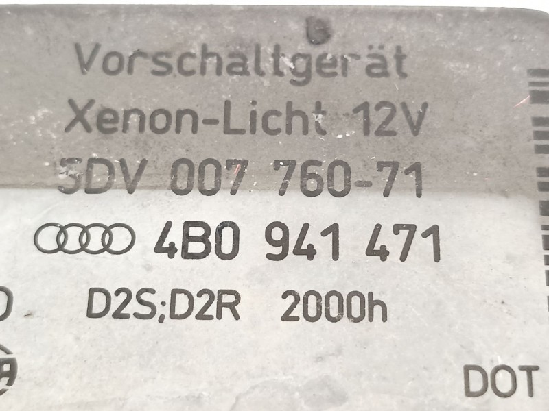 Recambio de centralita faros xenon para audi a6 avant (4b5) 2.5 tdi referencia OEM IAM 4B0941471  