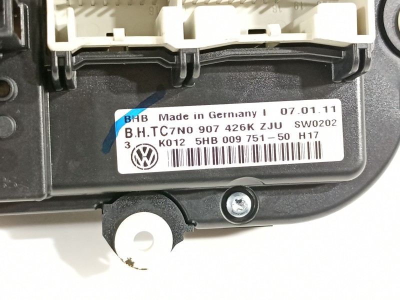 Recambio de mando climatizador para volkswagen golf vi (5k1) 1.6 tdi referencia OEM IAM 7N0907426K  