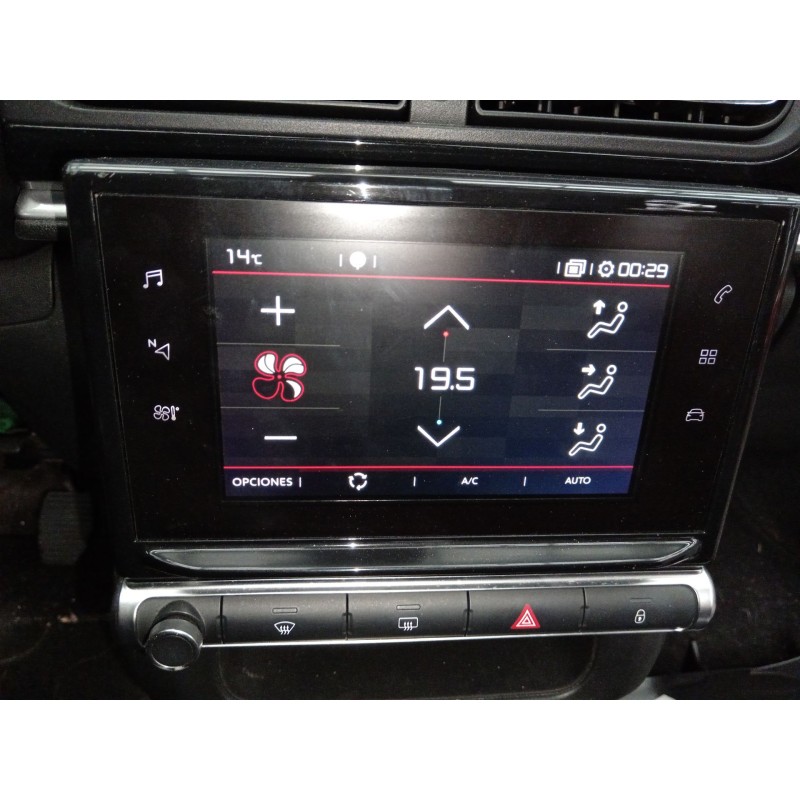 Recambio de pantalla multifuncion para citroën c3 elle referencia OEM IAM   