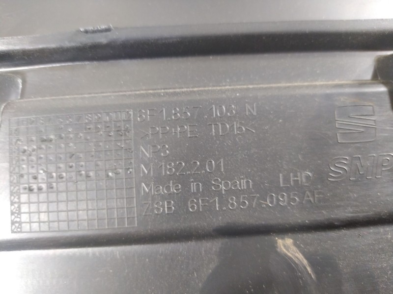 Recambio de guantera para seat ibiza v (kj1, kjg) 1.0 tsi referencia OEM IAM 6F1857103N  