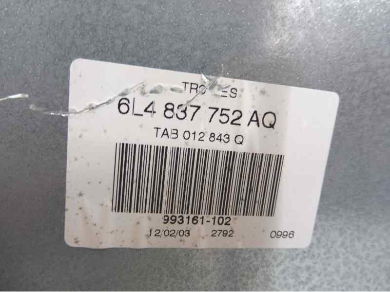 Recambio de elevalunas delantero derecho para seat ibiza (6l1) stella referencia OEM IAM 6L4837752AQ 6Q2959801A 