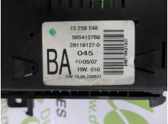 Recambio de pantalla multifuncion para opel zafira b enjoy referencia OEM IAM 13238548   2