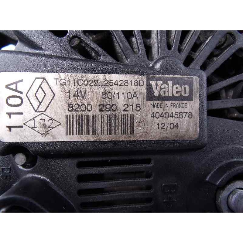 Recambio de alternador para renault megane ii familiar authentique confort referencia OEM IAM 8200290215 TG11C022 2542818D