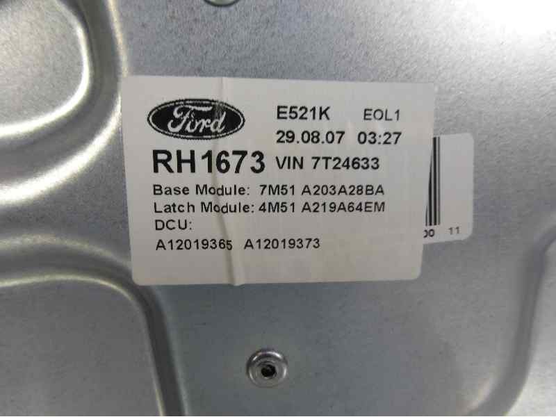 Recambio de elevalunas delantero derecho para ford focus sportbreak (cap) trend referencia OEM IAM 7M51A203A28BA 4M51A219A64EM 