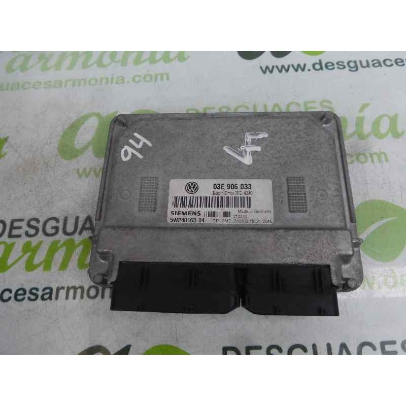 Recambio de centralita motor uce para volkswagen polo (9n1) conceptline referencia OEM IAM 03E906033 5WP4016304 