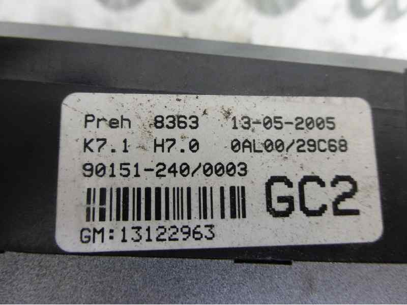 Recambio de mando climatizador para opel astra gtc sport referencia OEM IAM 13122963  