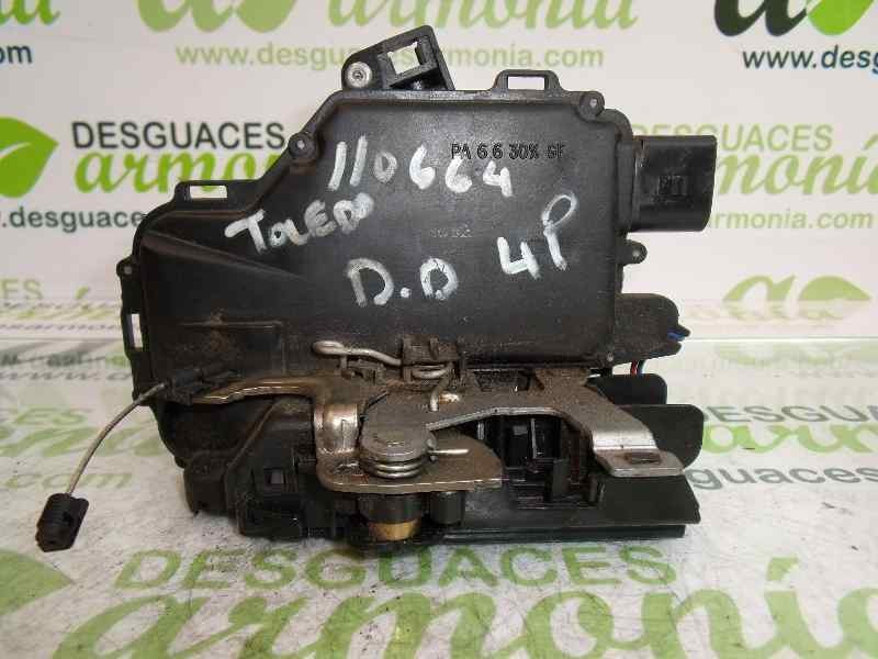 Recambio de cerradura puerta delantera derecha para seat toledo (1m2) signo referencia OEM IAM 3B1837016A  