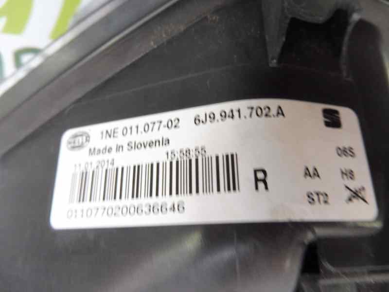 Recambio de faro antiniebla derecho para seat ibiza (6j5) style tech referencia OEM IAM 6J9941702A  