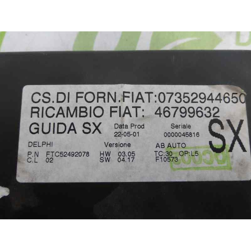 Recambio de mando climatizador para alfa romeo 147 (190) 1.9 jtd distinctive referencia OEM IAM 46799632  07352944650