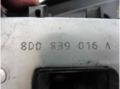 Recambio de cerradura puerta trasera derecha para audi a3 (8l) 1.9 tdi ambition referencia OEM IAM 8D0839016A   2