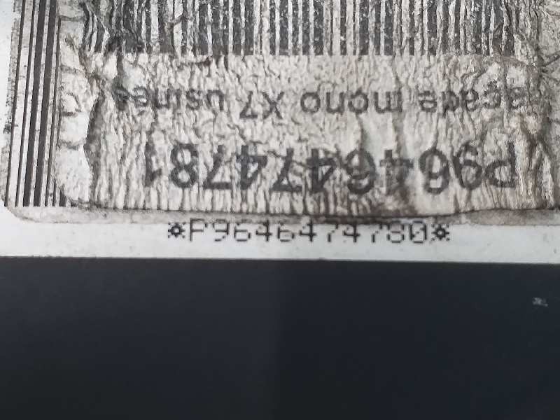 Recambio de panel frontal para citroën c5 berlina premier referencia OEM IAM 9646474780  9646474781