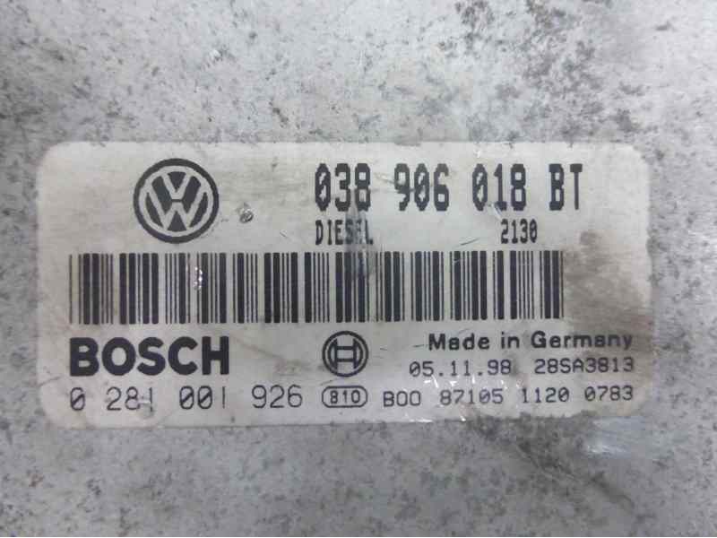 Recambio de centralita motor uce para seat toledo (1m2) 1.9 tdi referencia OEM IAM 038906018BT  0281001926