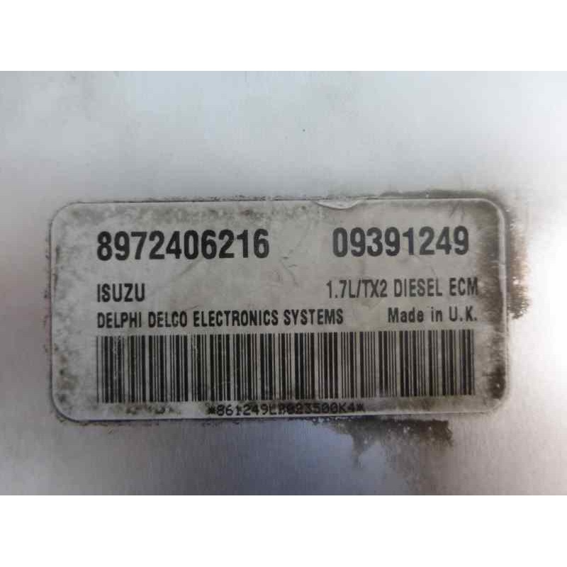 Recambio de centralita motor uce para opel corsa c club referencia OEM IAM 09391249  8972406216