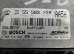 Recambio de centralita motor uce para chevrolet aveo berlina hatchback lt+ referencia OEM IAM 55583708  0281018383 2