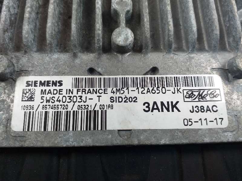 Recambio de centralita motor uce para ford focus berlina (cap) ghia referencia OEM IAM 4M5112A650JK  5WS40303J