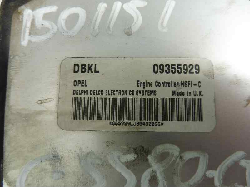 Recambio de centralita motor uce para opel astra g berlina comfort referencia OEM IAM 09355929  