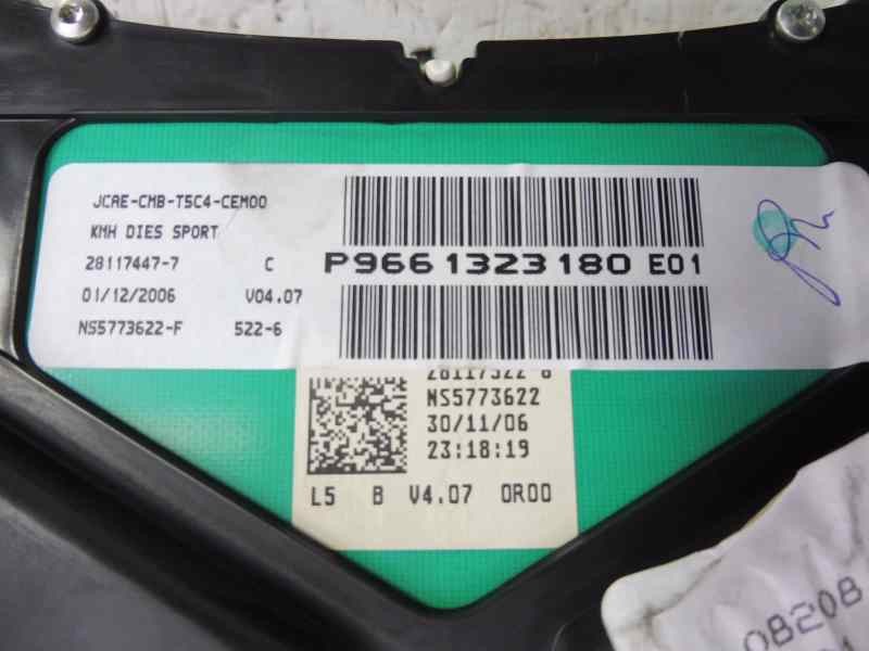 Recambio de cuadro instrumentos para peugeot 307 break/sw (s2) sw pack + referencia OEM IAM 9661323180  
