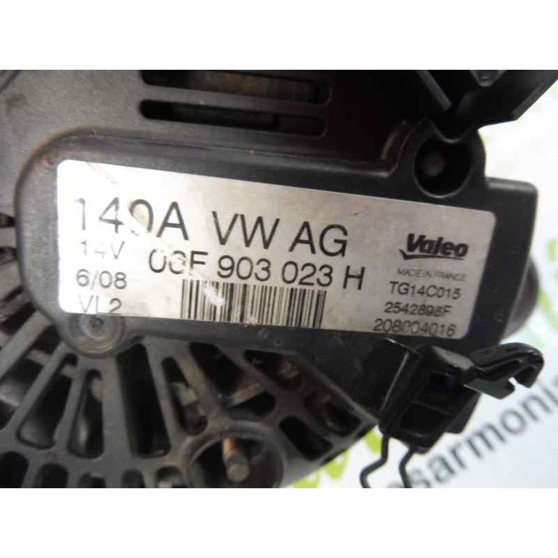 Recambio de alternador para audi a4 avant (8e) 2.0 tdi quattro (dpf) (125kw) referencia OEM IAM 06F903023H  