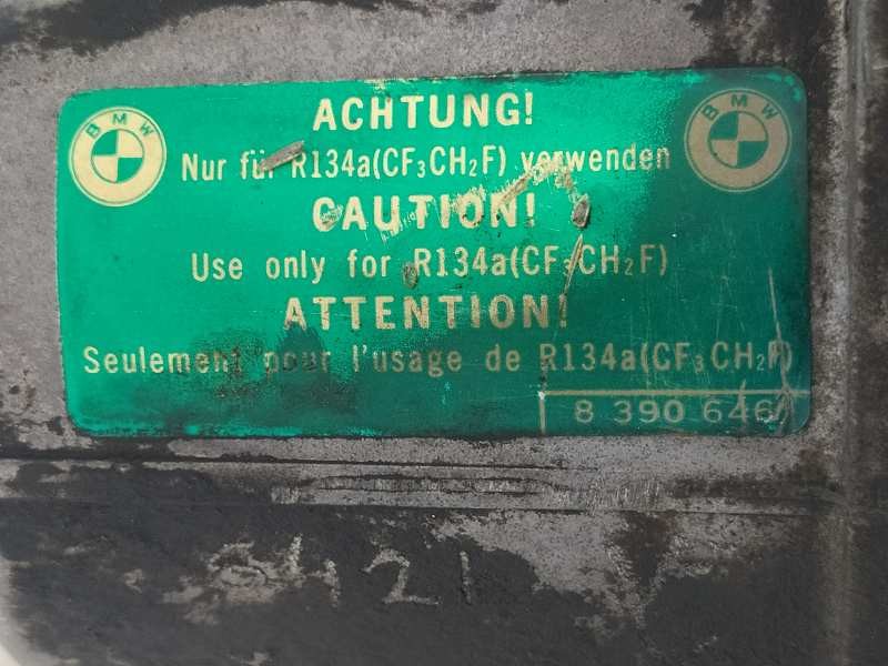 Recambio de compresor aire acondicionado para bmw serie 3 compacto (e36) 316i referencia OEM IAM 8390646  