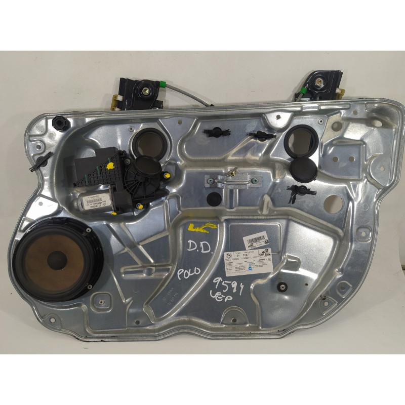 Recambio de elevalunas delantero derecho para volkswagen polo (9n3) advance referencia OEM IAM 6Q4837402S  6Y2959801