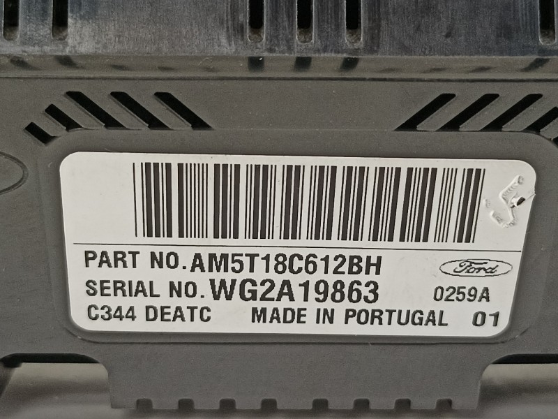 Recambio de mando climatizador para ford c-max trend referencia OEM IAM AM5T18C612BH  