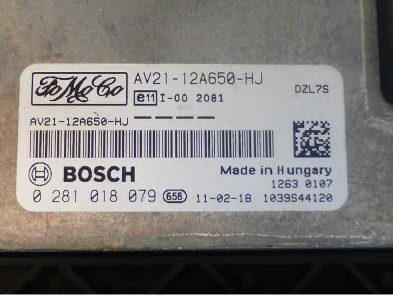 Recambio de centralita motor uce para ford fiesta (cb1) sport referencia OEM IAM AV2112A650HJ  0281018079