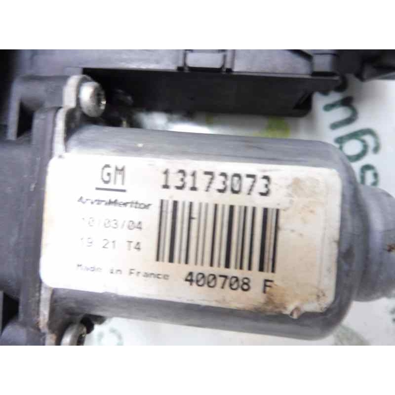 Recambio de elevalunas delantero izquierdo para opel corsa c blue line referencia OEM IAM 13173067  13173073