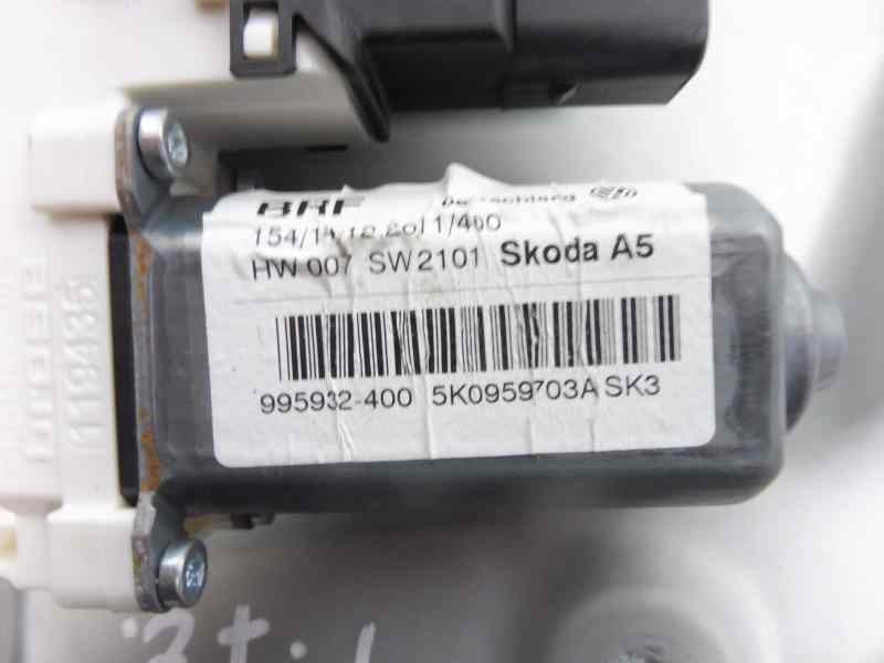 Recambio de elevalunas trasero izquierdo para skoda octavia berlina (1z3) ambition referencia OEM IAM 5K0959703A  5K0959795