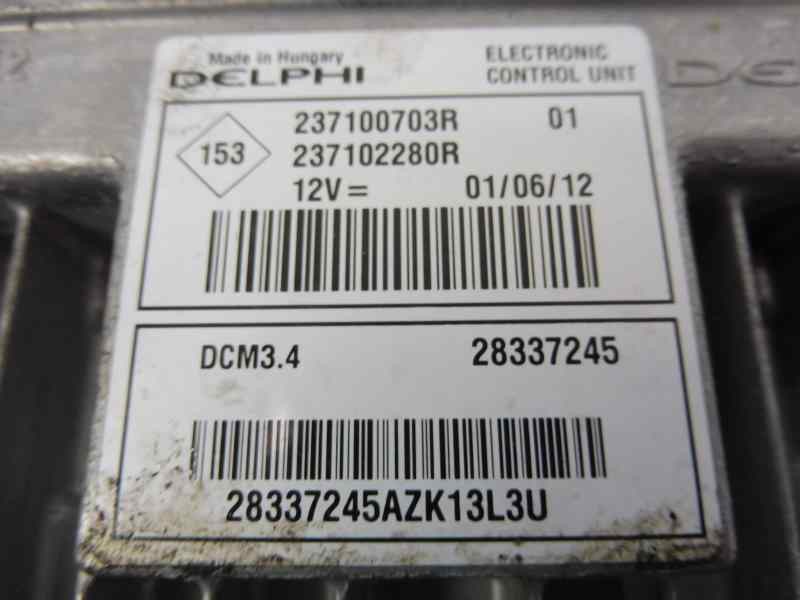 Recambio de centralita motor uce para dacia sandero ambiance music referencia OEM IAM 237100703R 28337245 237102280R