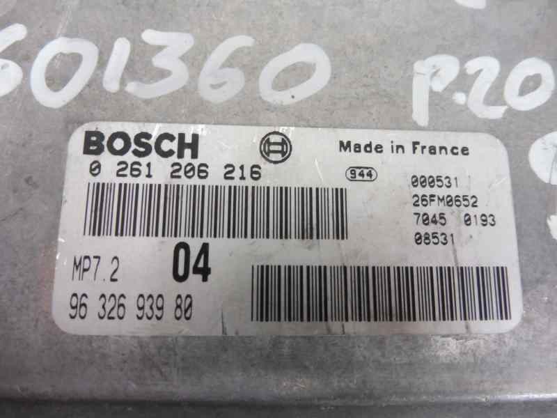 Recambio de centralita motor uce para peugeot 206 berlina xs referencia OEM IAM 9632693980  0261206216 Recambio de centralita motor uce para peugeot 206 berlina xs referencia OEM IAM 9632693980  0261206216