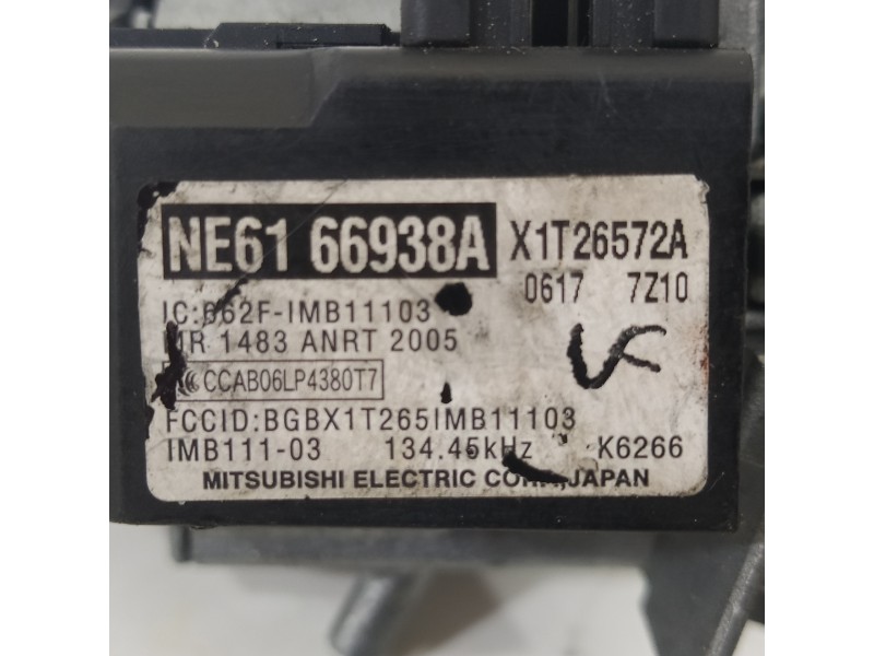 Recambio de conmutador de arranque para mazda mx-5 (nc) 1.8 active (93kw) referencia OEM IAM NE6166938A  