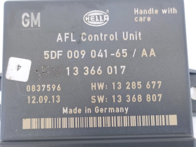 Recambio de centralita luces para opel astra j lim. excellence referencia OEM IAM 13366017  5DF009041